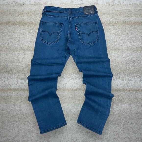 Levi's Other - Levis Jeans 511 32x32 Slim Fit Slate Blue Wash Denim Red Tab Reflective Selvedge
